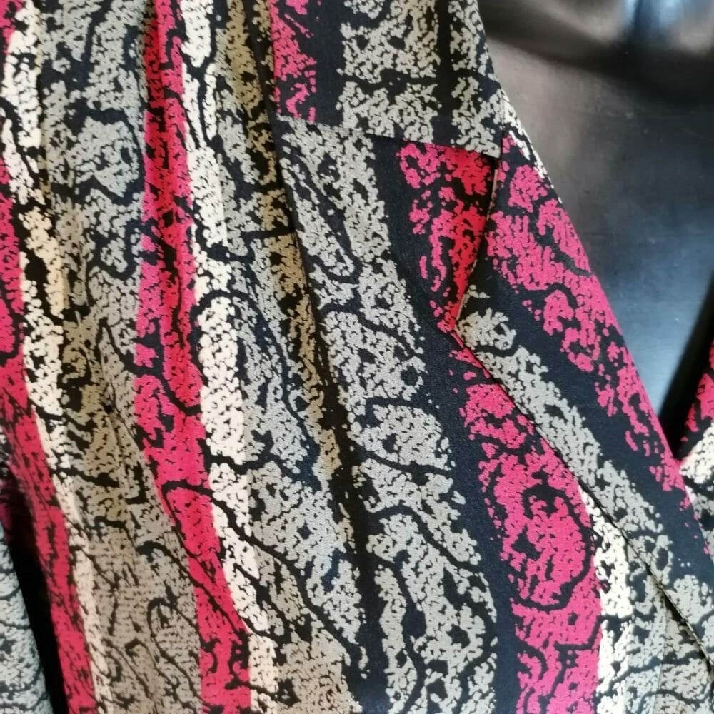 abito lungo dritto stampa serpente