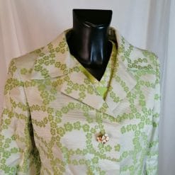 giacca e abito completo in seta sartoriale vintage