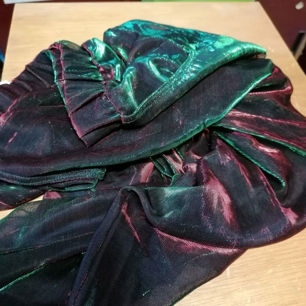 Andrea Crews pantaloni trasparenti cangianti - immagine 2