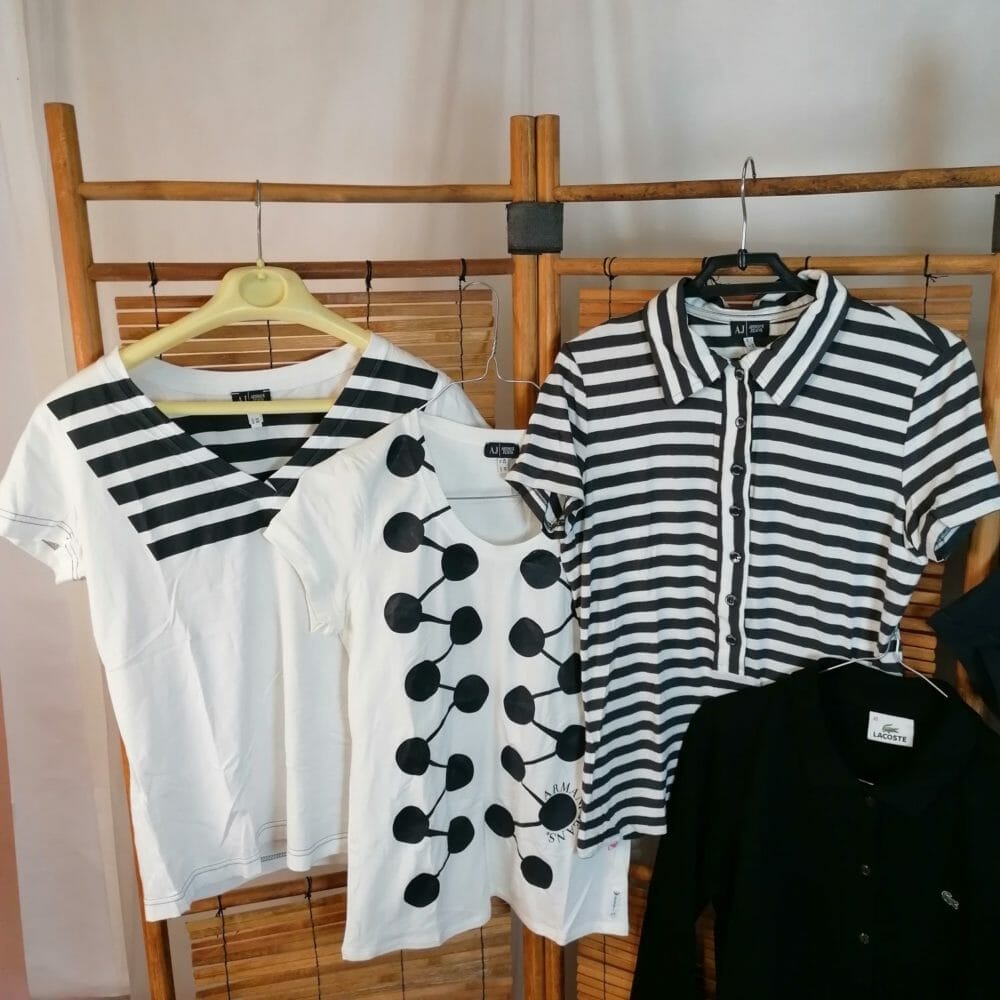 armani e lacoste lotto magliette