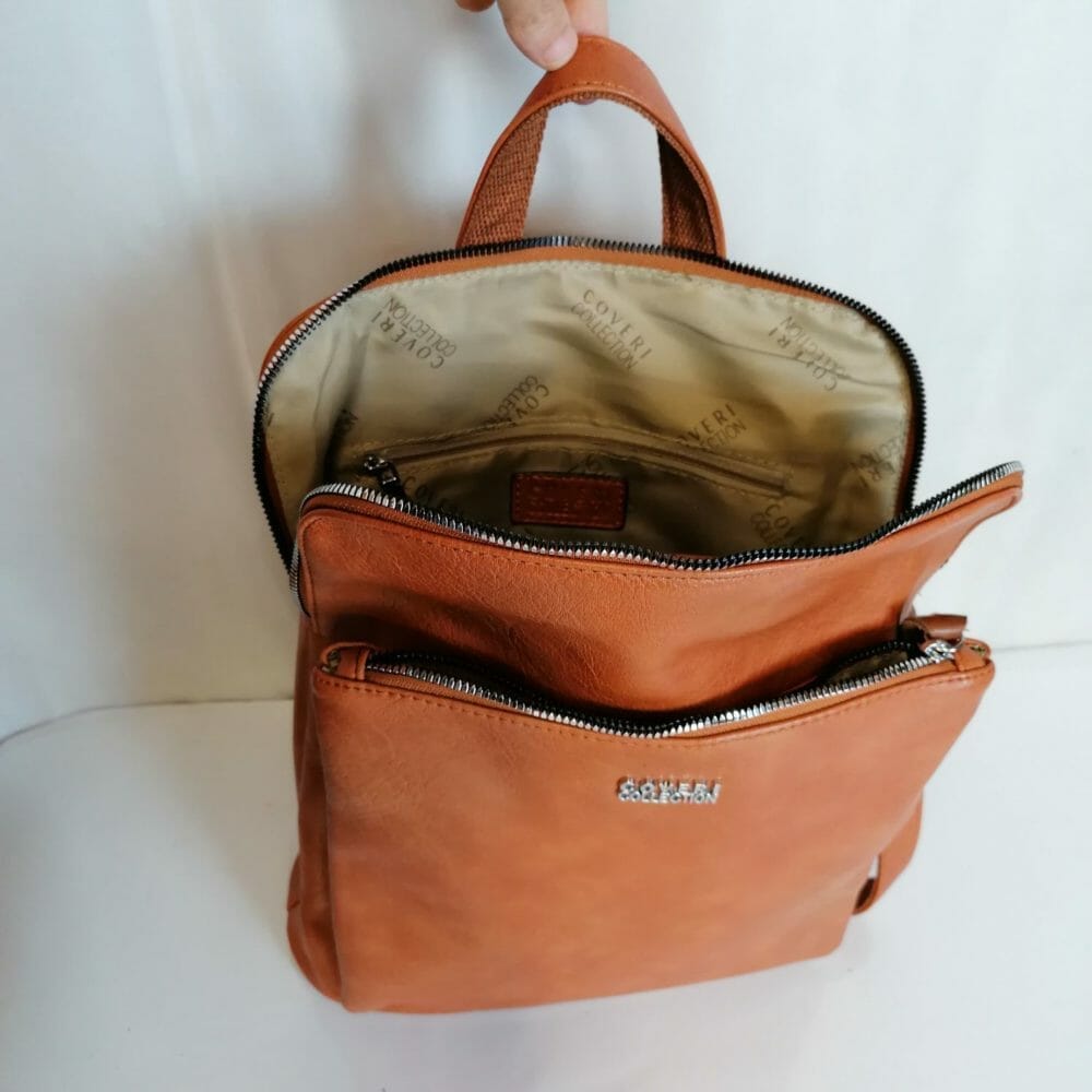 Enrico Coveri zainetto tracolla in pelle - immagine 9