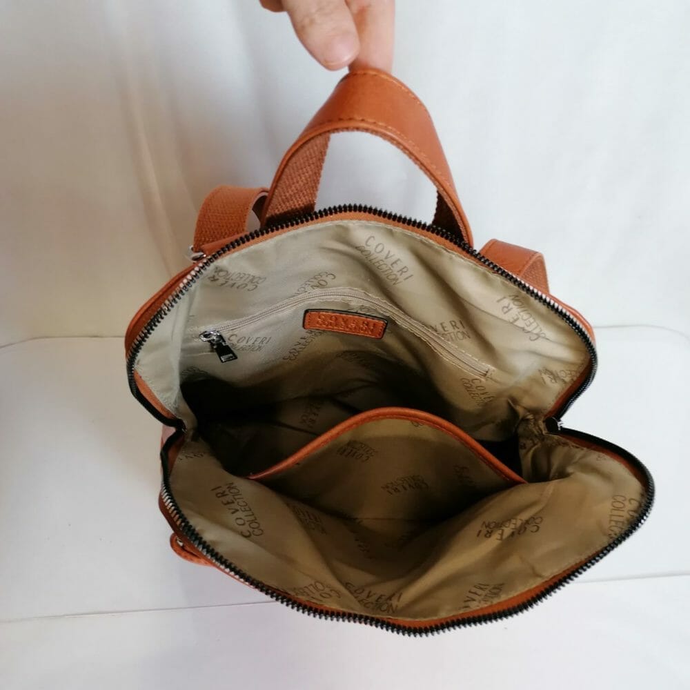 Enrico Coveri zainetto tracolla in pelle - immagine 8