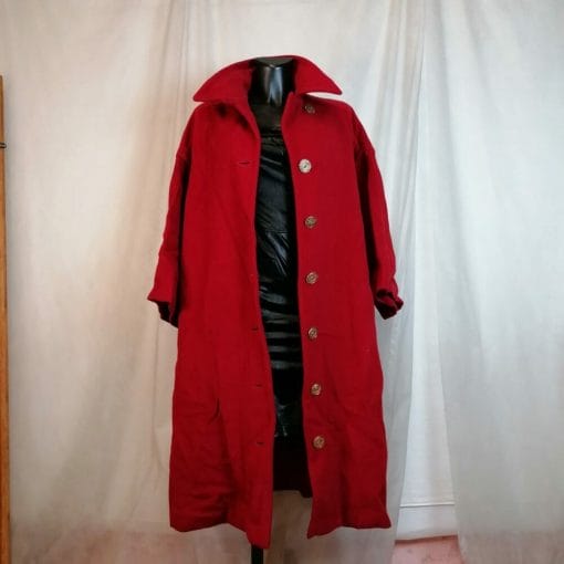 moschino cheap and chic cappotto di lana rosso