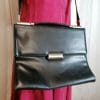 mandarina duck borza in pelle nera