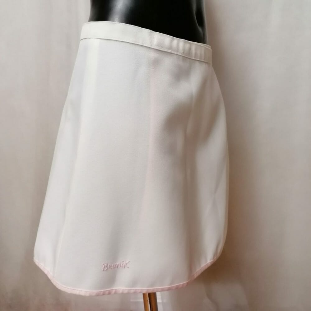 Gonnellino da tennis Brunik bianco e rosa - immagine 4