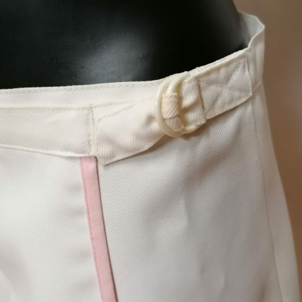 Gonnellino da tennis Brunik bianco e rosa - immagine 6