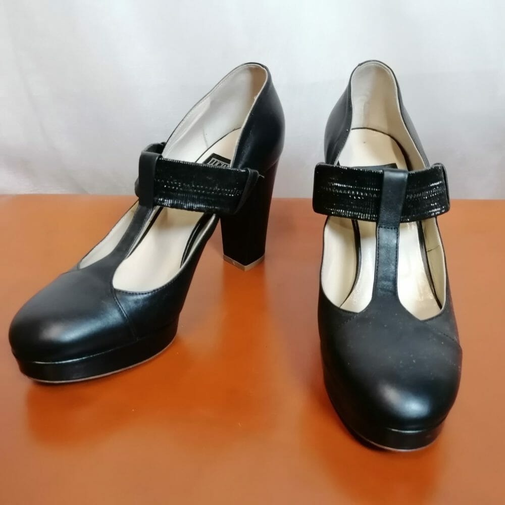 Luciano Soprani scarpe in pelle nera - immagine 4