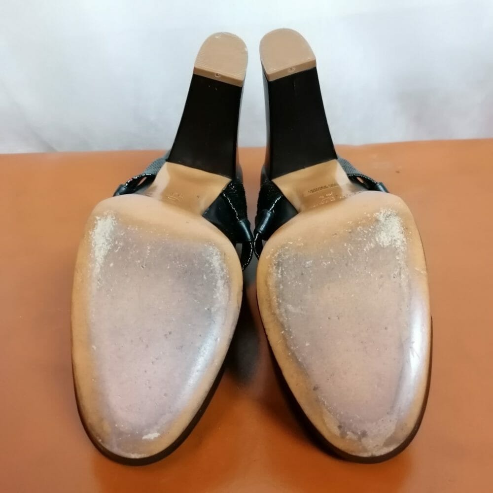 Luciano Soprani scarpe in pelle nera - immagine 5