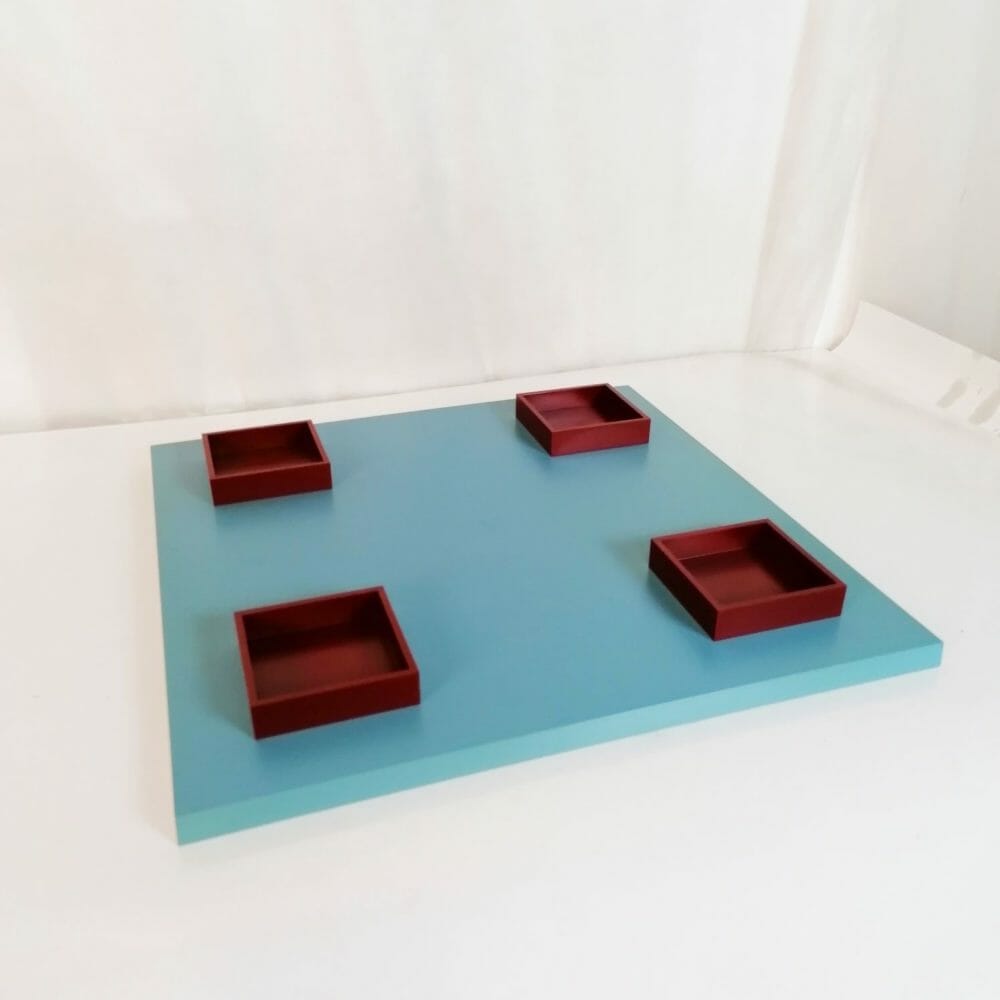 Alessi vassoio Michael Graves 1994 collezione MG19 AZ Euclid