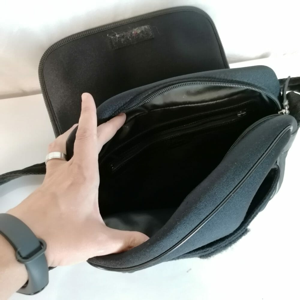 Pollini borsa a tracolla in neoprene - immagine 4