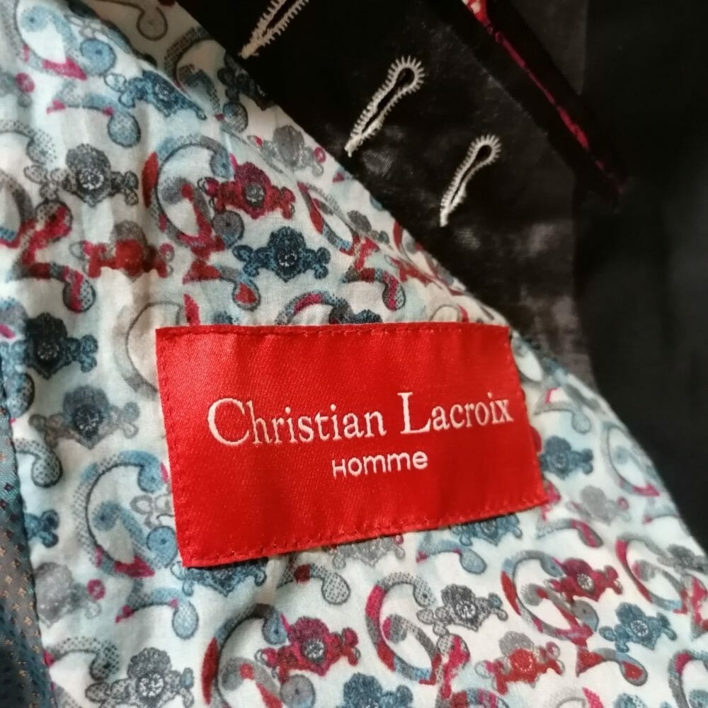 Christian Lacroix blazer da uomo in lana - immagine 7