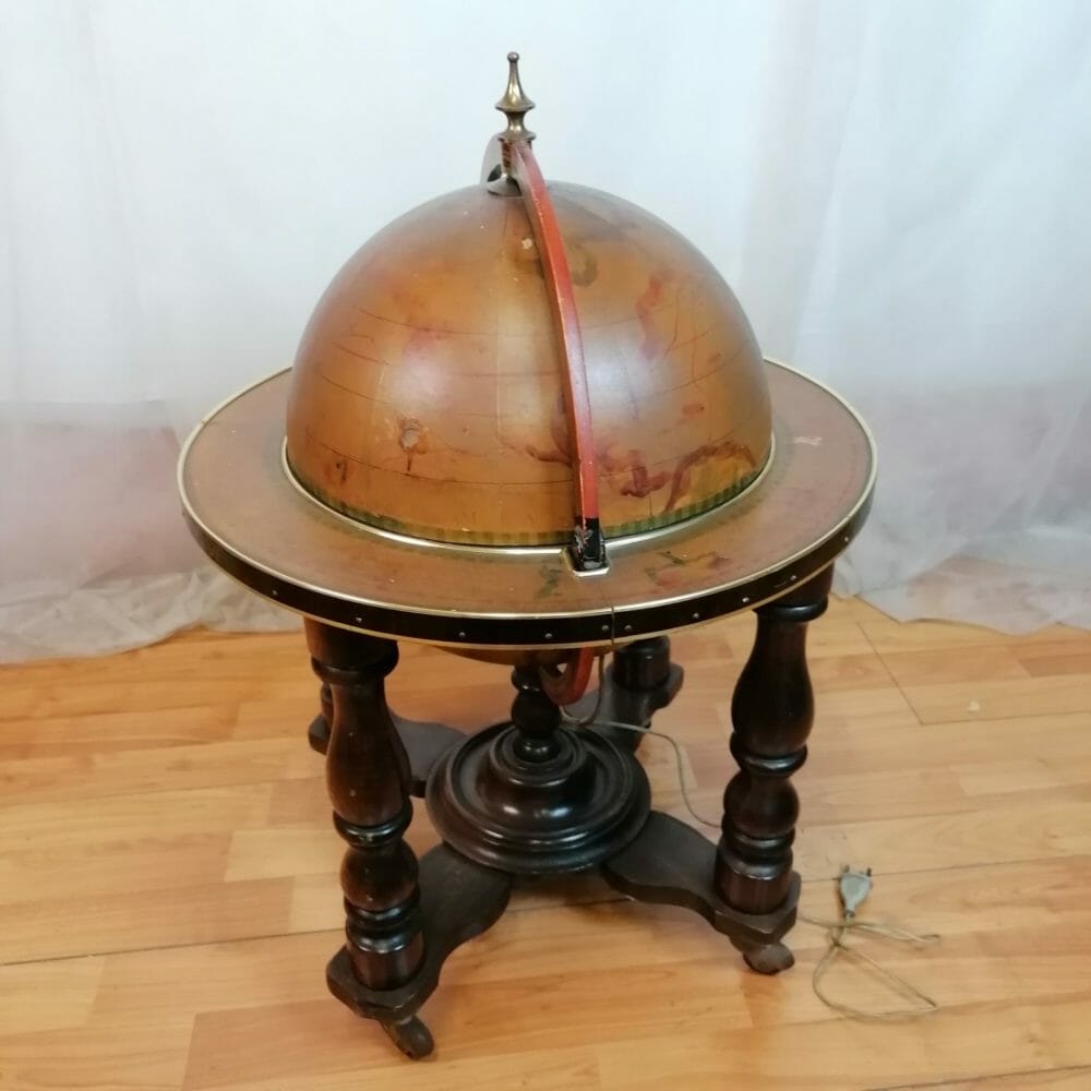 Mappamondo con giradischi anni 70 - immagine 2