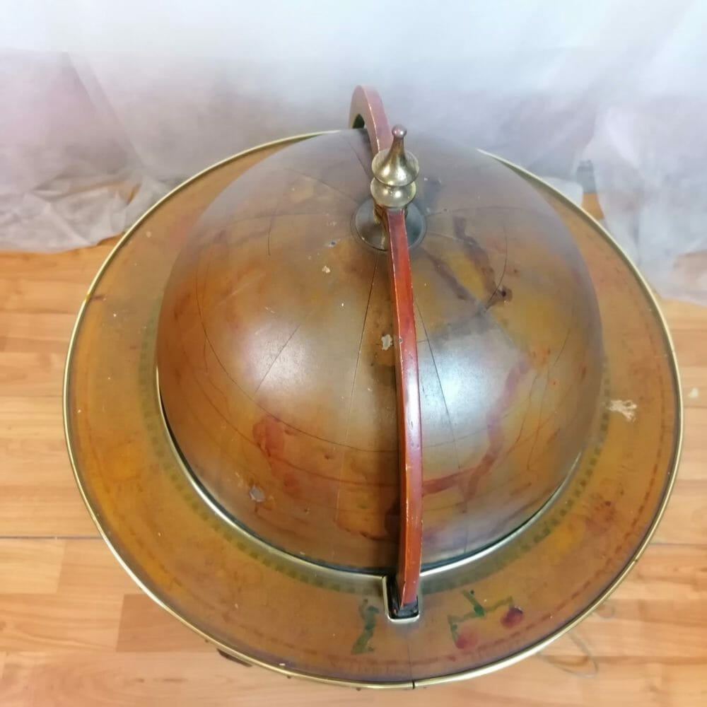 Mappamondo con giradischi anni 70 - immagine 3