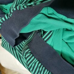 Lacoste vintage, giacca a righe con cappuccio