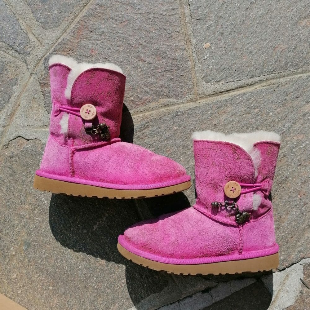 ugg fauna rosa bambina