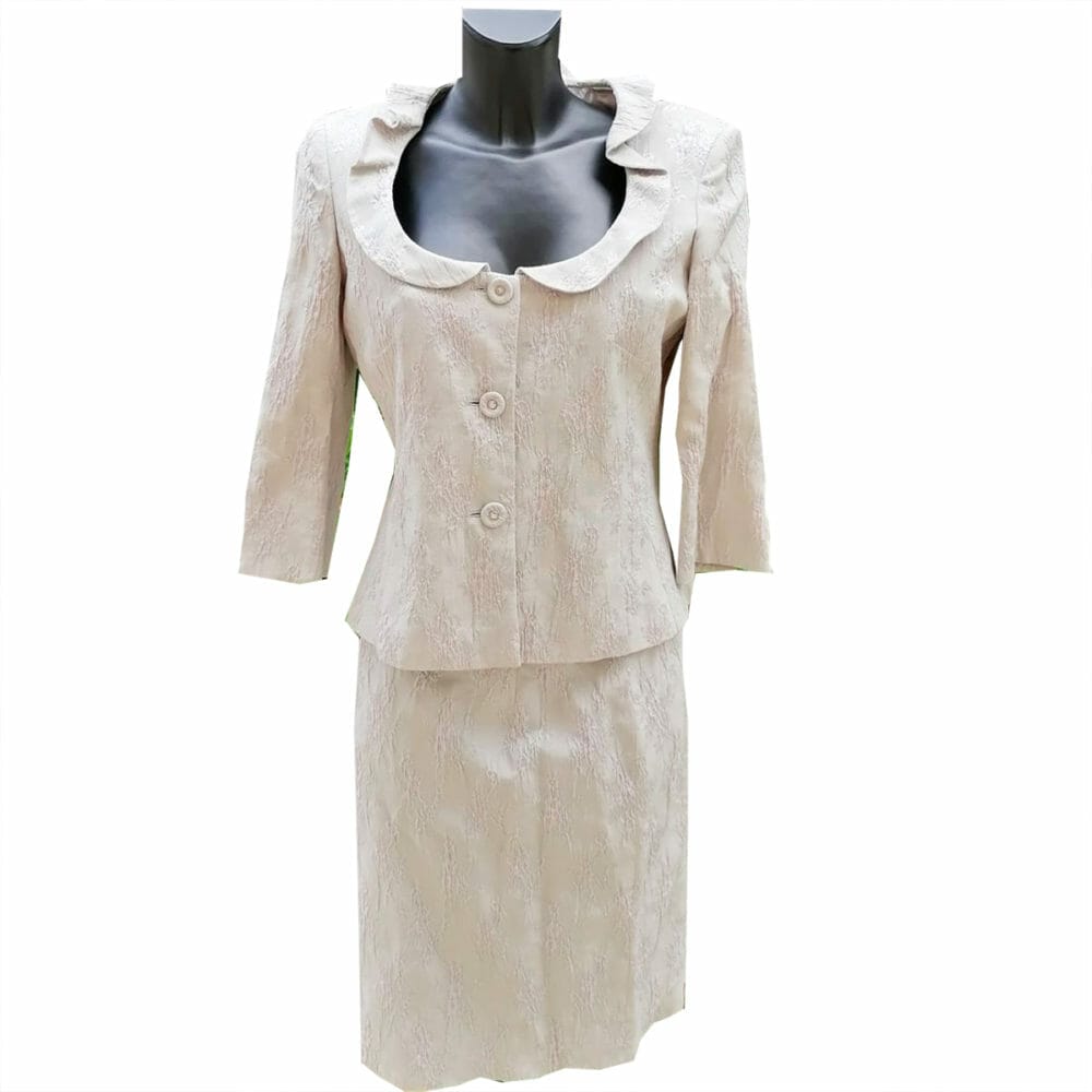 completo tailleur vintage misto seta