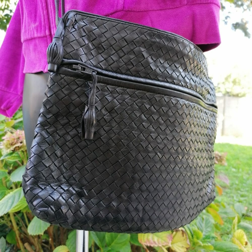 Arte Veneta, borsa in pelle intrecciata - immagine 6