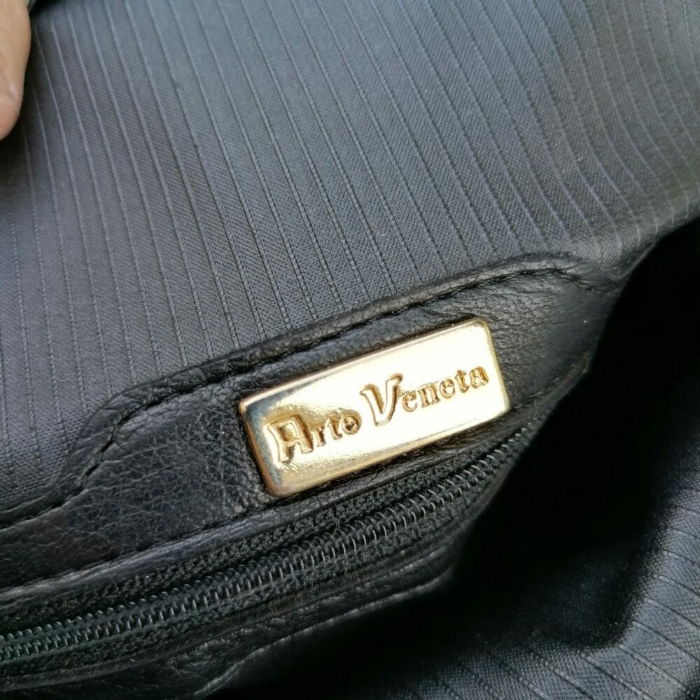 Arte Veneta, borsa in pelle intrecciata - immagine 5