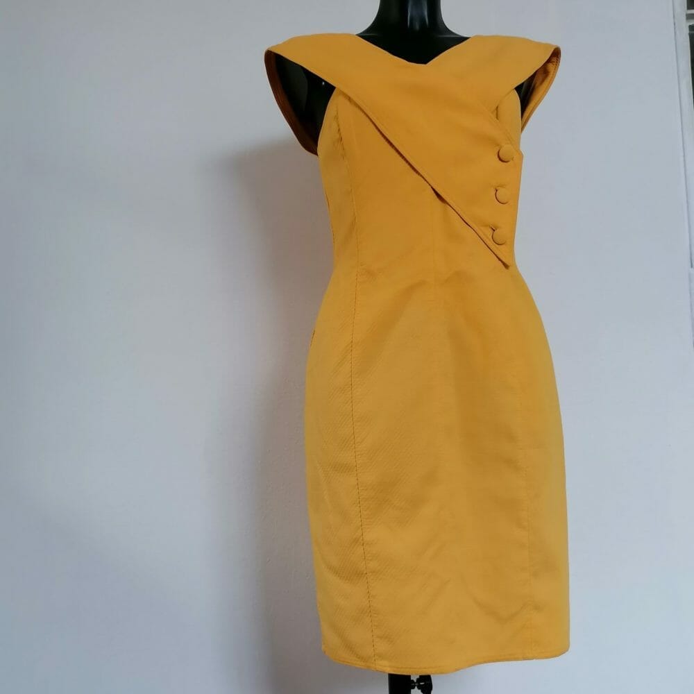 Basile, abito tubino giallo - immagine 5