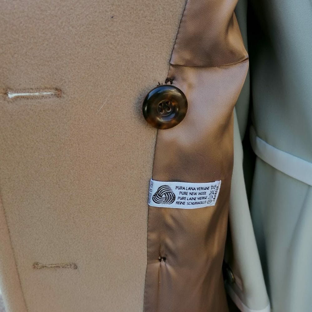 Cappotto cammello in lana vergine - immagine 8