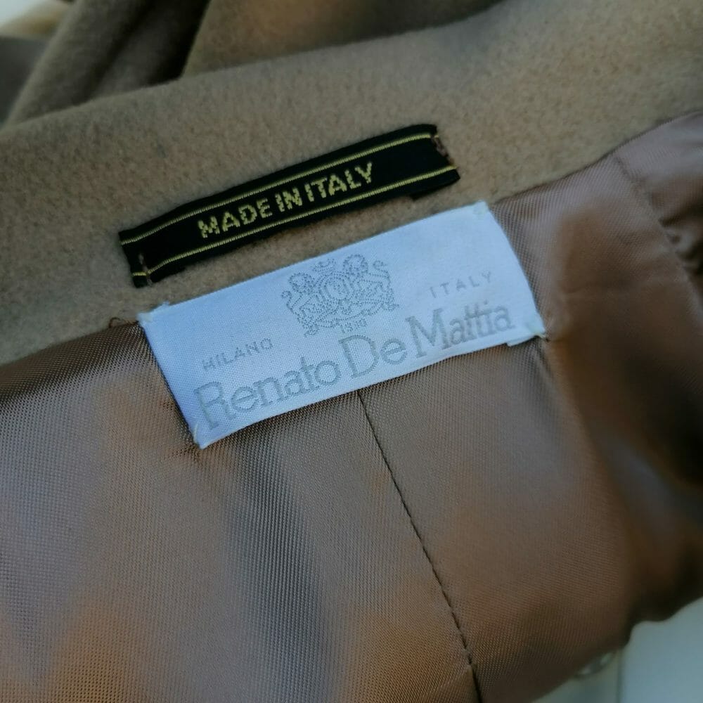 Cappotto cammello in lana vergine - immagine 9