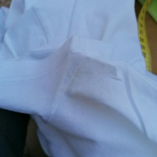 prada maglietta t-shirt di cotone bianco