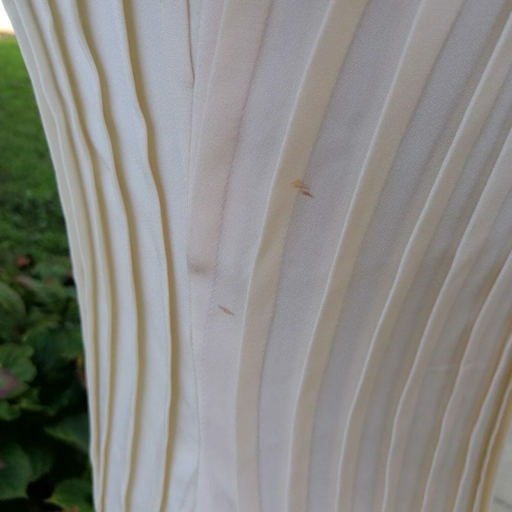 Abito sartoriale in seta pesante color avorio - immagine 7