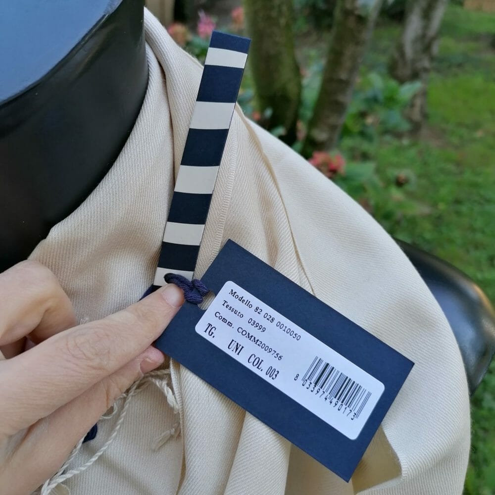 Marina Yachting sciarpa seta e cachemire - immagine 4