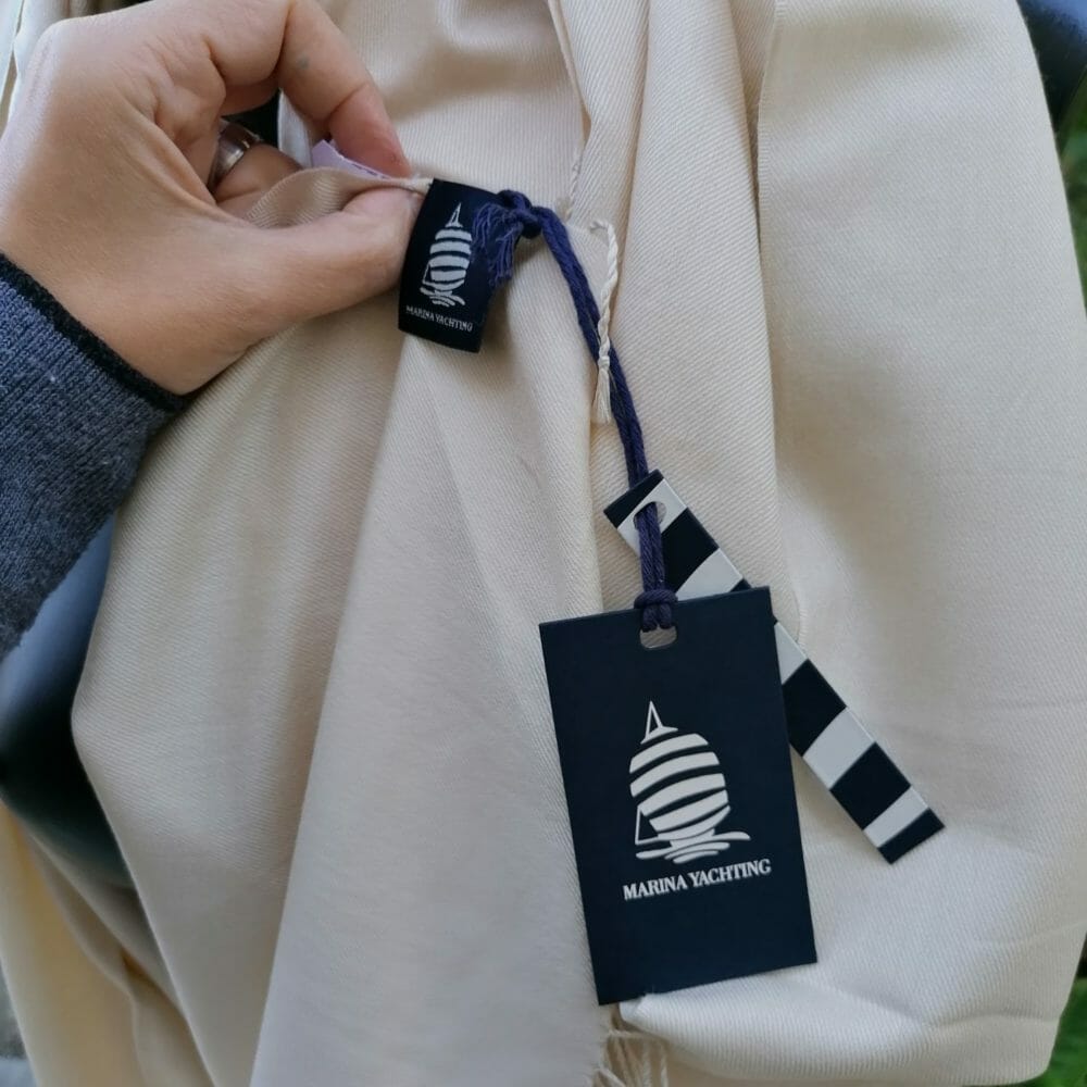 Marina Yachting sciarpa seta e cachemire - immagine 5
