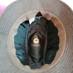 Irish walking hat, cappello verde in lana e cachemire