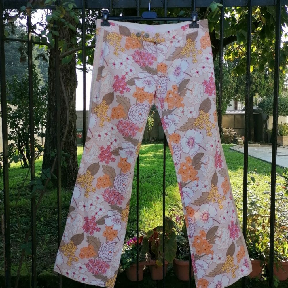 custo barcelona pantaloni a fiori