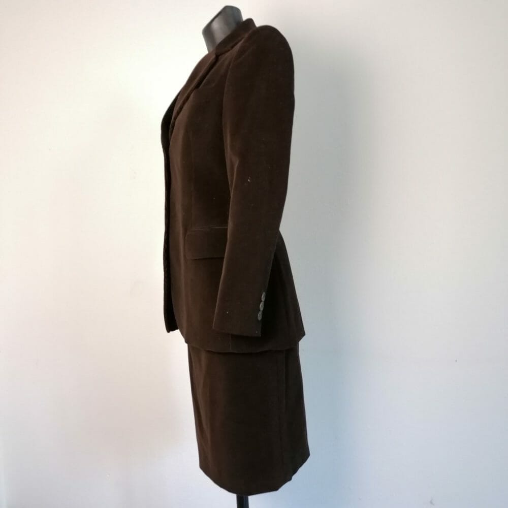 Aquascutum tailleur vintage marrone - immagine 5