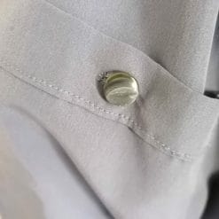 camicia di seta azzurra sartoriale