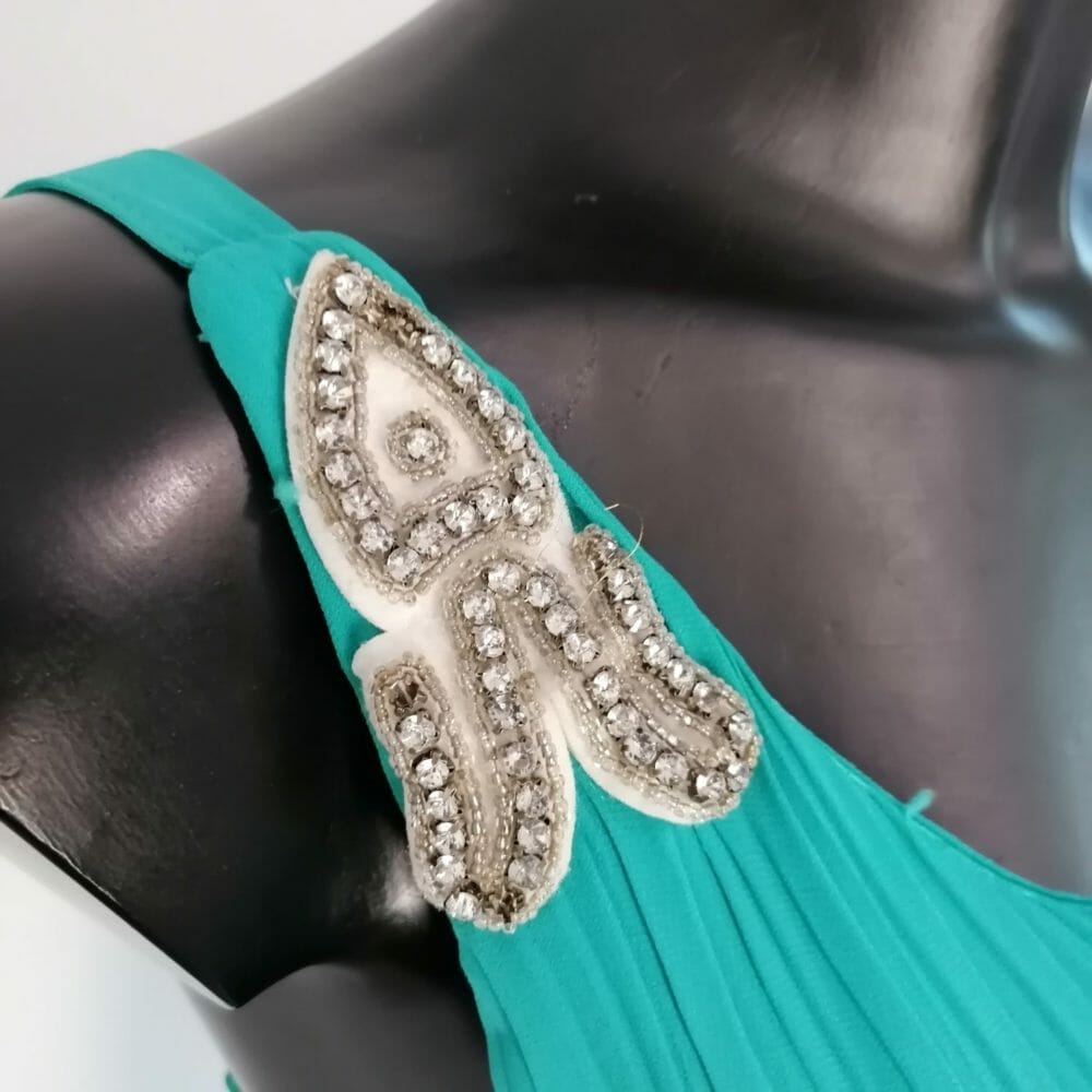 Abito handmade monospalla lungo - immagine 4