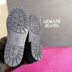 armani jeans stivali da pioggia blu