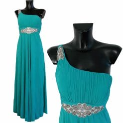 abito handmade monospalla lungo