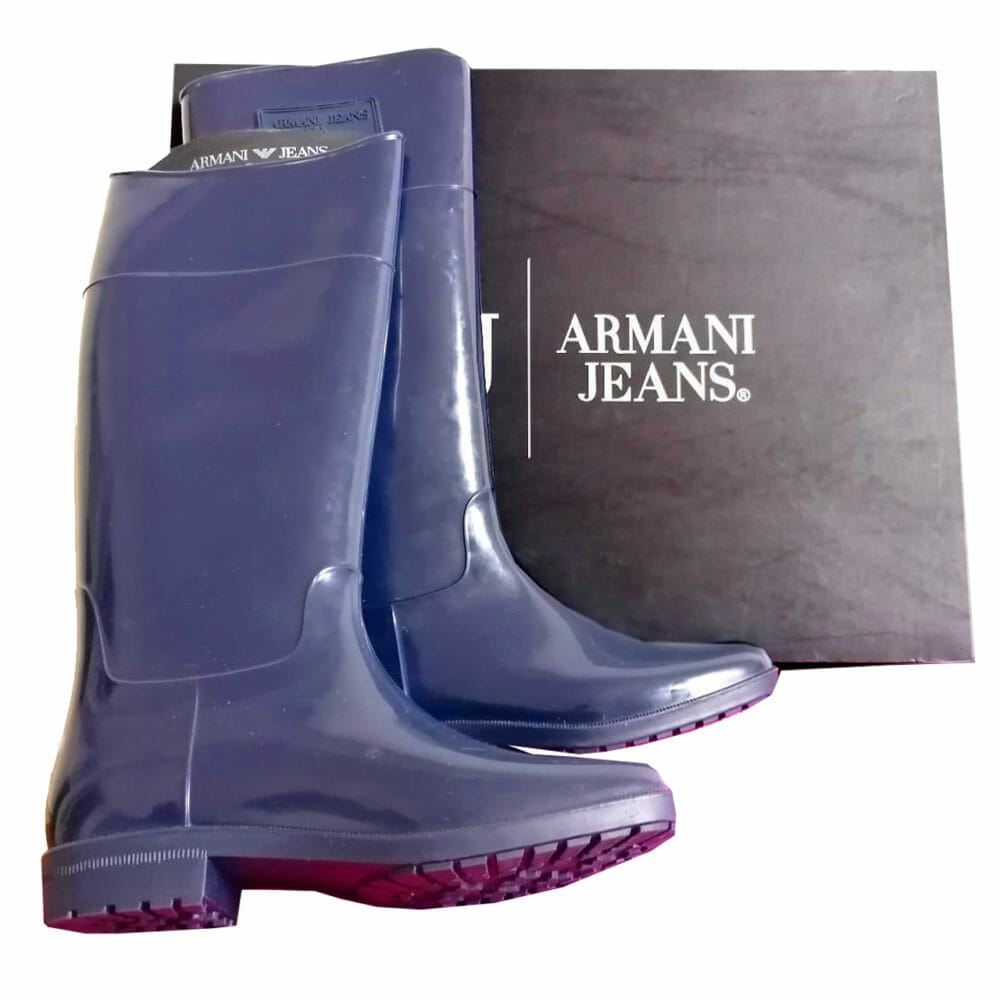 Armani Jeans stivali da pioggia