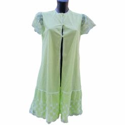 lingerie vintage verde con pizzo