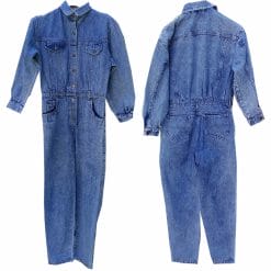 tuta overall salopette di jeans