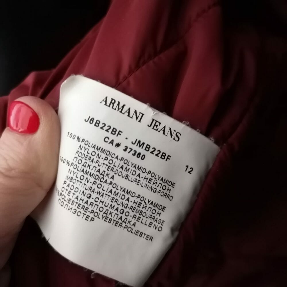 Armani Jeans giacca impermeabile - immagine 8