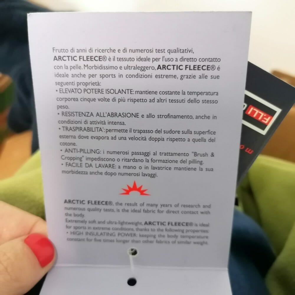 pile arctic fleece f.lli campagnolo