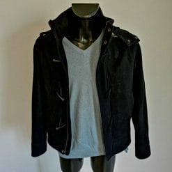 calvin klein giubbotto in lana navy