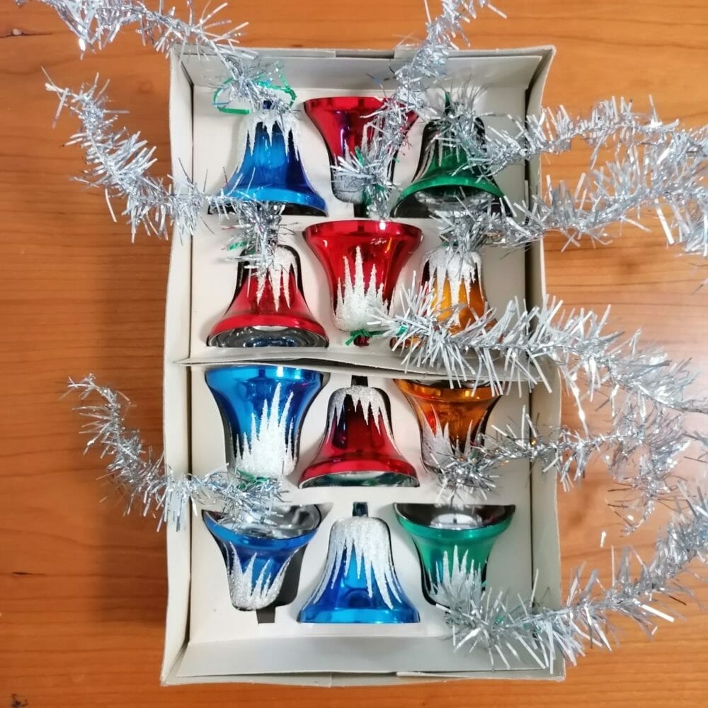 campanelle decorativa per natale vintage