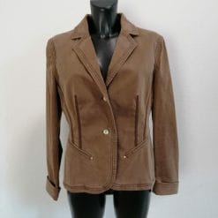 trussardi jeans blazer marrone donna