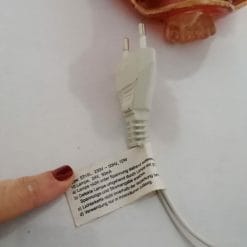 angioletto di natale vintage che si illumina