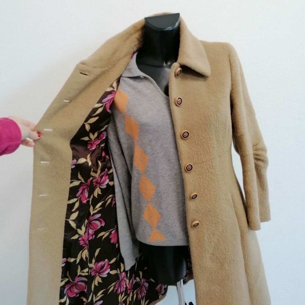 Mariella Burani cappotto in lana di lama - immagine 8