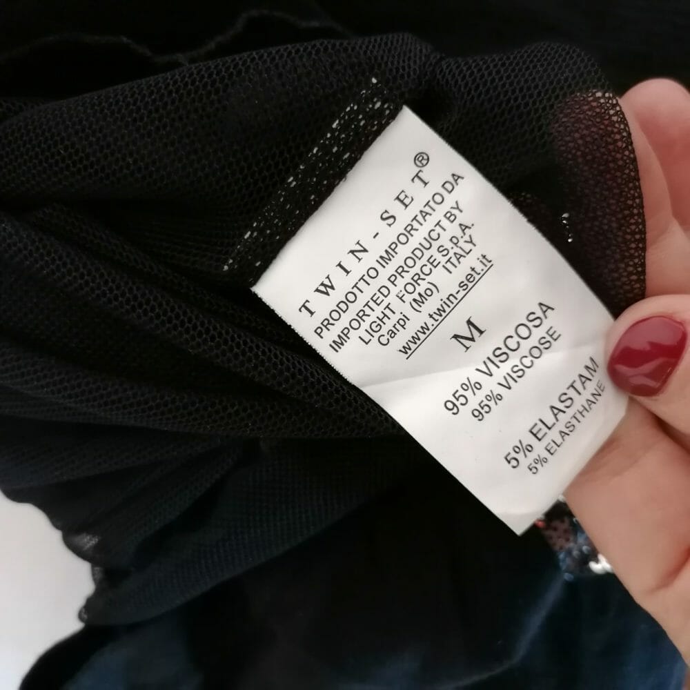 twin set simona barbieri abito con paillettes