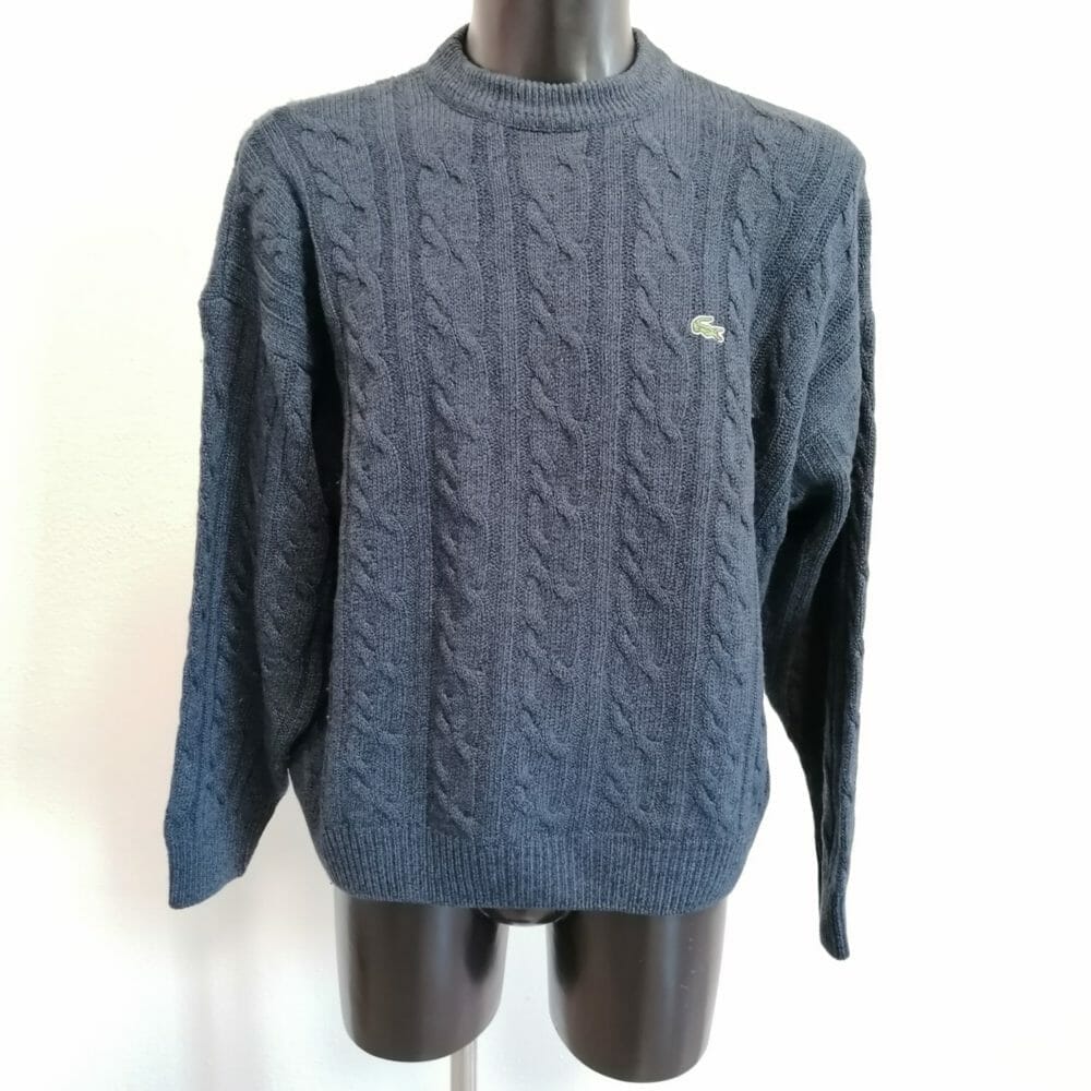 Lacoste maglione da uomo a trecce