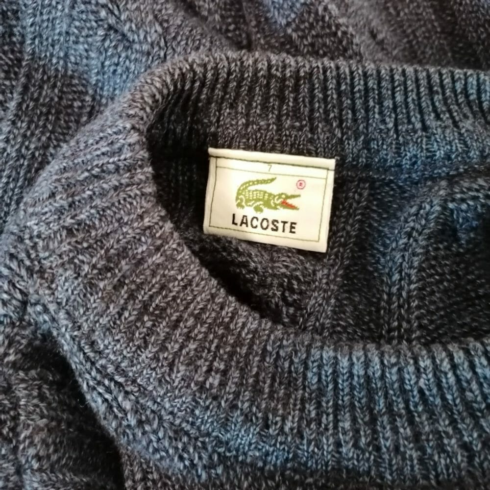 Lacoste maglione da uomo a trecce - immagine 2