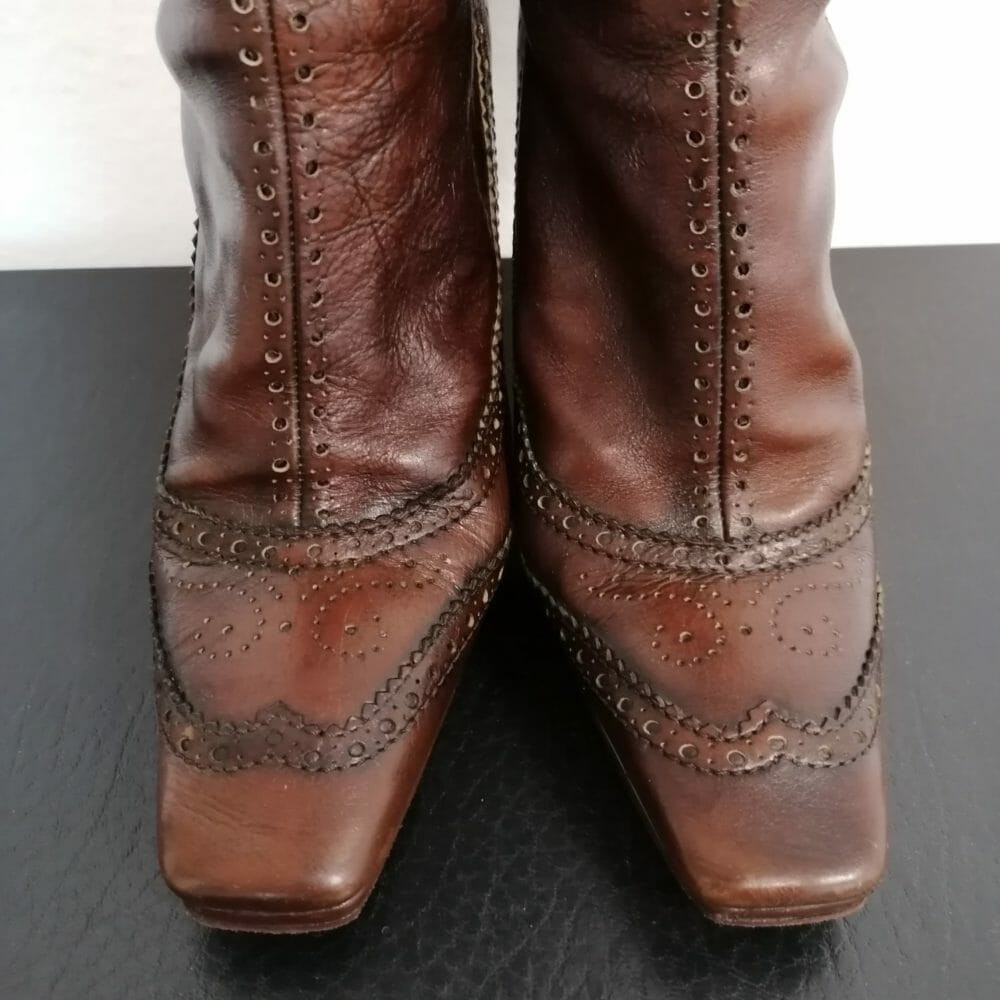 Nebuloni per Flavio Zanasca stivali di pelle - immagine 2